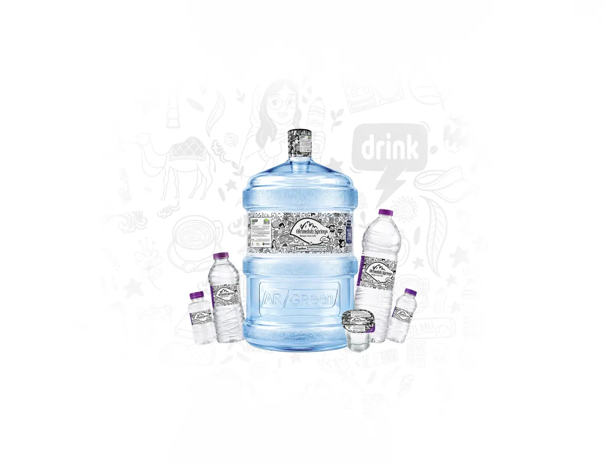 Alrawdah Springs product range
